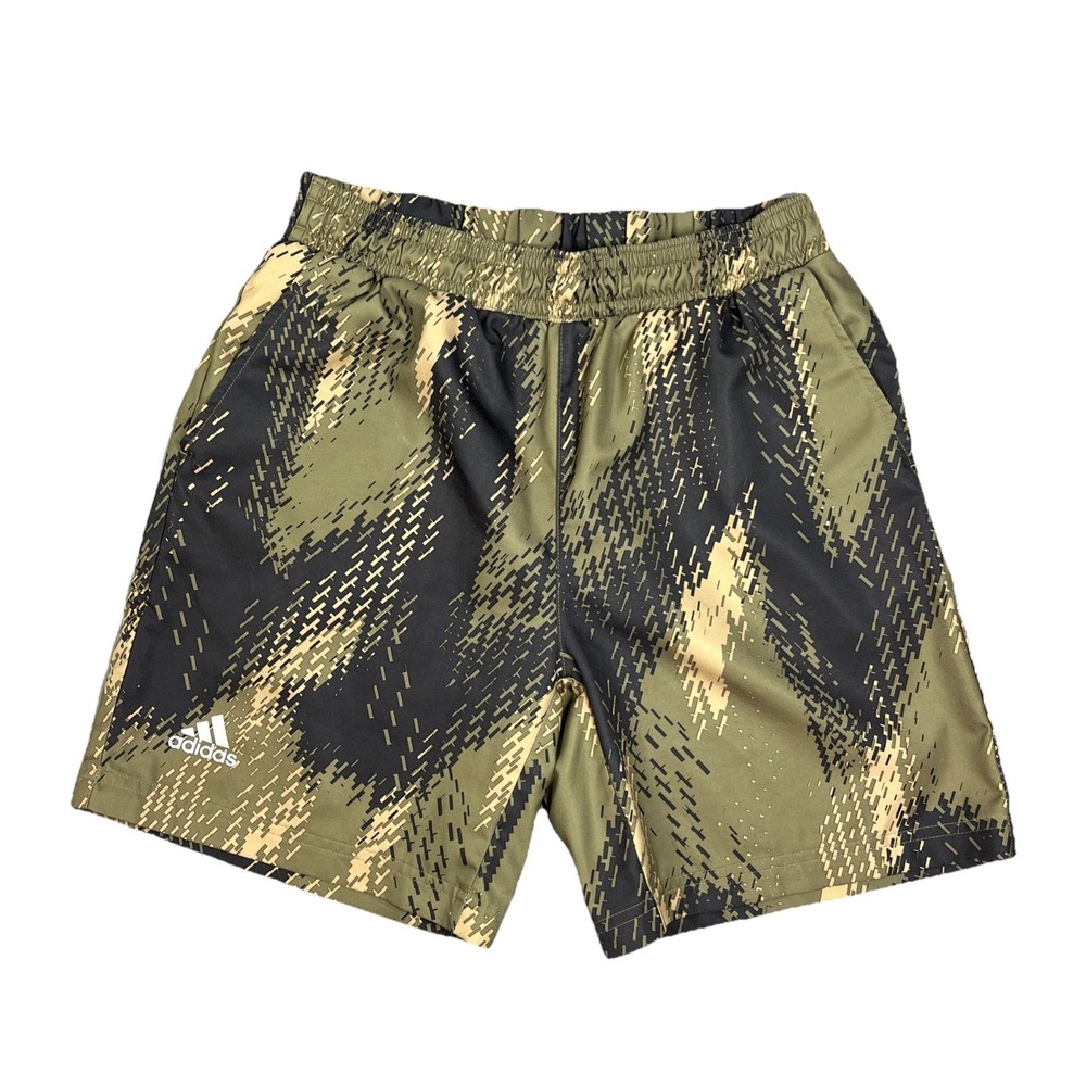 Adidas Youths Athletic Casual Geometric Camo Short 15/16 XL